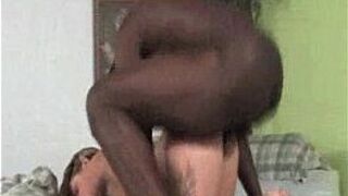 Petite Teen Split by Black Meat - porn video