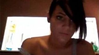 Beautiful Amateur Brunette Teen Long Masturbation Session - porn video