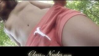 Cute Nataly Von plays lascivous solo - porn video