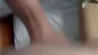 blindfolded and with the big lollipop in his mouth - porn video