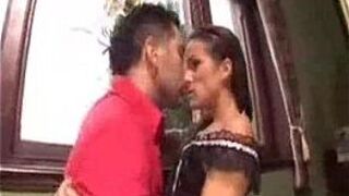 Stranger Fucks her on Stair Case - porn video