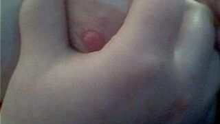 Licking and sucking my own tits - porn video