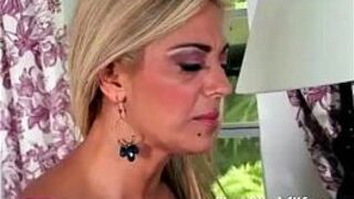 lovely and horny blonde housewife - porn video