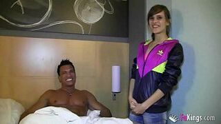 Ainara gets in bed with her idol Marco Banderas in her best fuck ever - porn video