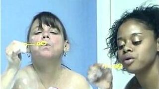 soapy amateur girls having some fun - porn video